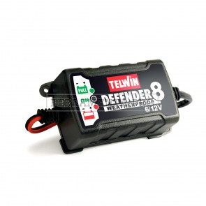 CARICABATTERIE MANTENITORE di CARICA AUTO BARCA MOTO TELWIN DEFENDER 8 6/12 V