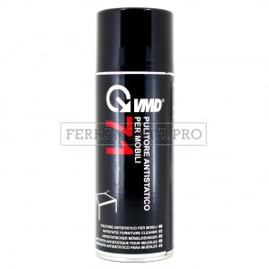 PULITORE ANTISTATICO per MOBILI SPRAY VMD71 400ml per PULIRE LEGNO LAMINATO LACCATO