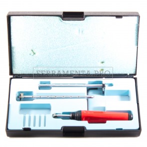 KIT DTK-3 SBAVATURA a MANO METALLI con IMPUGNATURA LAME e SUPPORTI TELESCOPICI