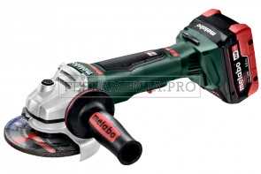 Metabo WPB 18 LTX BL 125 Quick Smerigliatrice angolare a batteria in Valigetta in plastica