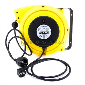 AVVOLGICAVO ANTIURTO PROLUNGA 15 m ZECA 4315/GS con PRESA e SPINA SCHUKO