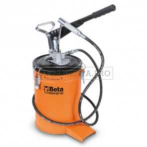 BETA 1750KG10 - Ingrassatore a leva da 10 kg  con tubo ad alta pressione da 2 m.