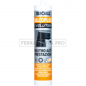 SILICONE SIGILLANTE ADESIVO SILCOFLEX EVOLUTION NEUTRO TESTA DI MORO 280ml