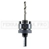 ALBERO per SEGHE A TAZZA BIMETAL da ∅ 32 ÷ 210 con ATTACCO ESAGONALE 9,5 MM 