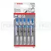 5 LAME SEGHETTO ALTERNATIVO BOSCH per TAGLIO ALLUMINIO LAMIERA RESINA T127D