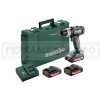 METABO SB 18 L SET TRAPANO AVVITATORE A PERCUSSIONE + 3 BATTERIE Li POWER 2.0 Ah