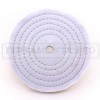 DISCO RUOTA in COTONE CUCITO TRAPUNTATO per LUCIDATURA di ACCIAIO INOX OTTONE