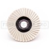 DISCO LAMELLARE in FELTRO 125mm per LUCIDATURA