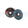 10 pz DISCO LAMELLARE LEGGERO 115 mm ABRASIVO BLUE INOX ACCIAIO FERRO METALLO