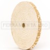 DISCO RUOTA SISAL MISTO COTONE per PRE LUCIDATURA INOX ACCIAIO METALLI