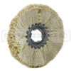 DISCO RUOTA in SISAL MISTO COTONE IMPREGNATO per PRE LUCIDATURA INOX ACCIAIO METALLI