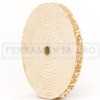 DISCO RUOTA SISAL MISTO COTONE per PRE LUCIDATURA INOX ACCIAIO METALLI