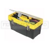 CASSETTA STANLEY 19" CLEAR LID 49,5x26,5x25 cm PORTAUTENSILI ATTREZZI LAVORO