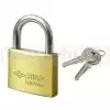 LUCCHETTO in OTTONE CISA con ARCO NORMALE ACCIAIO NICHELATO