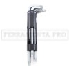 SERIE KIT 8 CHIAVI A BRUGOLA PIEGATE SATINATE con IMPRONTA TORX e IMPUGNATURA 