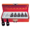 SET 7 CHIAVI BUSSOLA IMPATTO TORX MASCHIO ATTACCO 1/2 per AVVITATORE PNEUMATICO