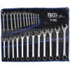 SET KIT SERIE 25 CHIAVI COMBINATE METRICHE CROMATE da 6 a 32mm con CUSTODIA