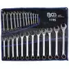 SET KIT SERIE 25 CHIAVI COMBINATE METRICHE CROMATE da 6 a 32mm con CUSTODIA