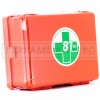 CASSETTA MEDICA PRIMO PRONTO SOCCORSO ENTRO 2 DIPENDENTI CAT C DM 388 DLGS 81 VALIGIA SUPPORTO MURO