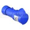 PRESA MOBILE INDUSTRIALE BLU 2P+T 16A 220V SCHNEIDER ELECTRIC a CABLAGGIO RAPIDO