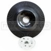 PLATORELLO con SCANALATURE PROFESSIONALE PSR per DISCHI FIBRATI FORO M14 LAVORAZIONI PESANTI