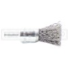 SPAZZOLA PENNELLO FRONTALE con FILI INOX per TRAPANO con GAMBO 6mm