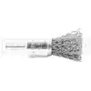 SPAZZOLA PENNELLO FRONTALE con FILI INOX per TRAPANO con GAMBO 6mm
