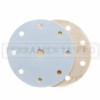 DISCO VELCRATO STEARATO FORI 8+1 Ø150mm per ROTORBITALE per LEVIGARE LEGNO VERNICE STUCCO CARROZZERIA 